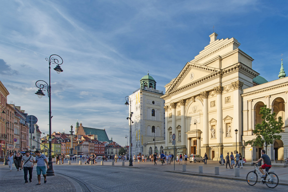Улица Краковское Предместье в Варшаве